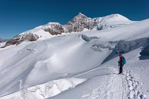 Il seracco sotto la Vincent