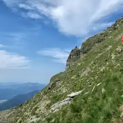 Verso la vetta del Pizzo di Claro