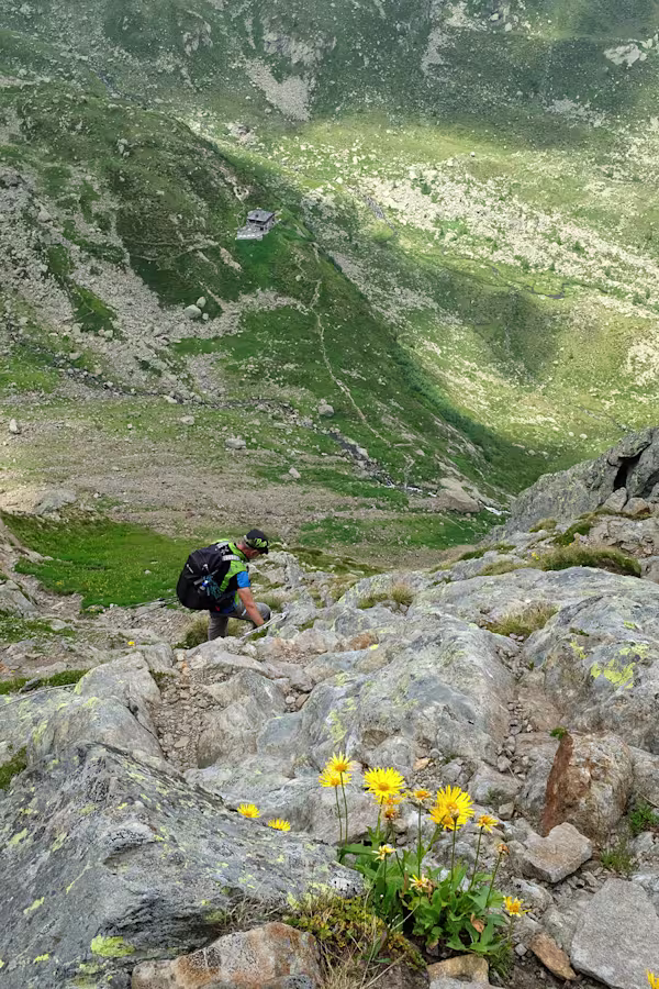 Rientro alla capanna