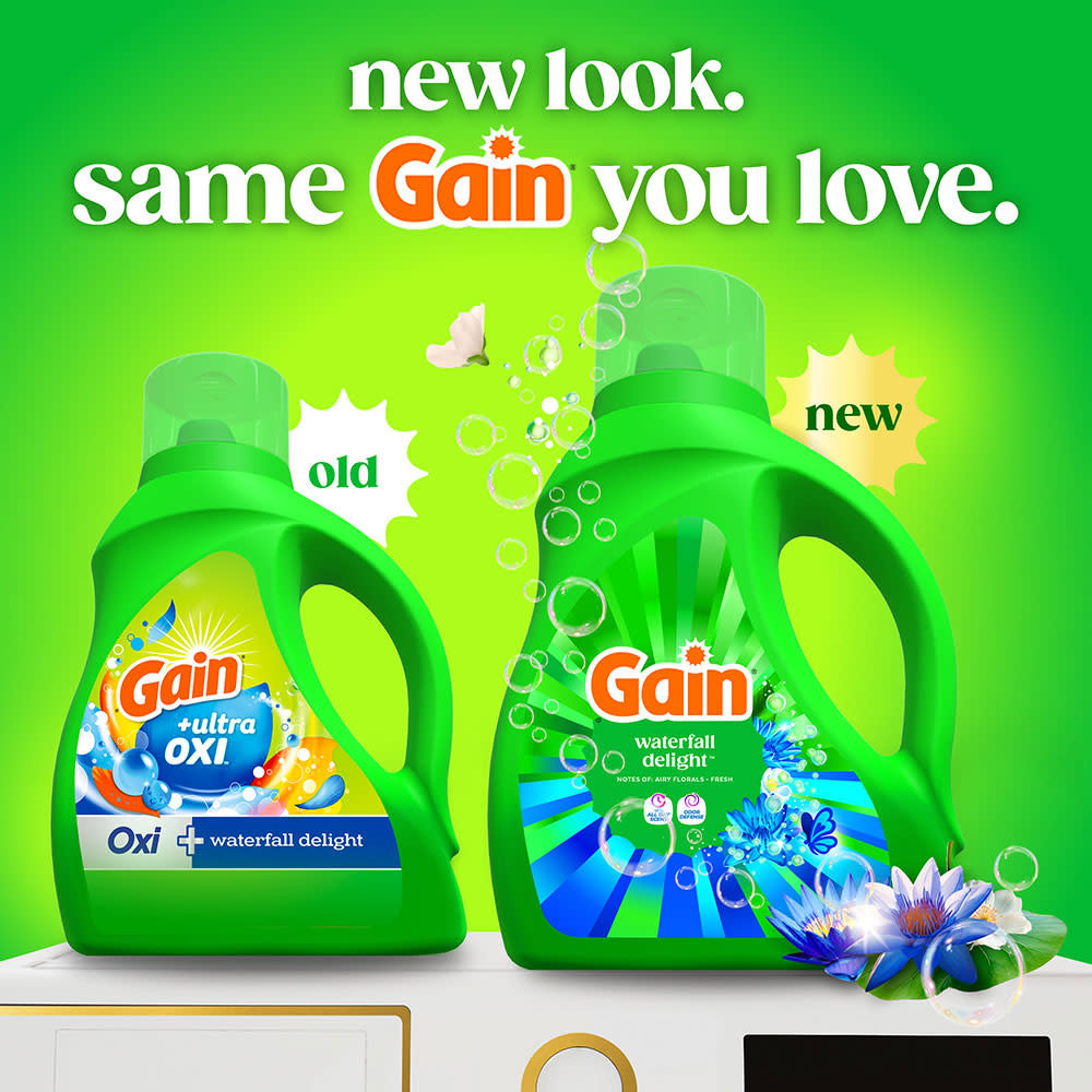 Gain Ultra Oxi Waterfall Delight Liquid Laundry Detergent