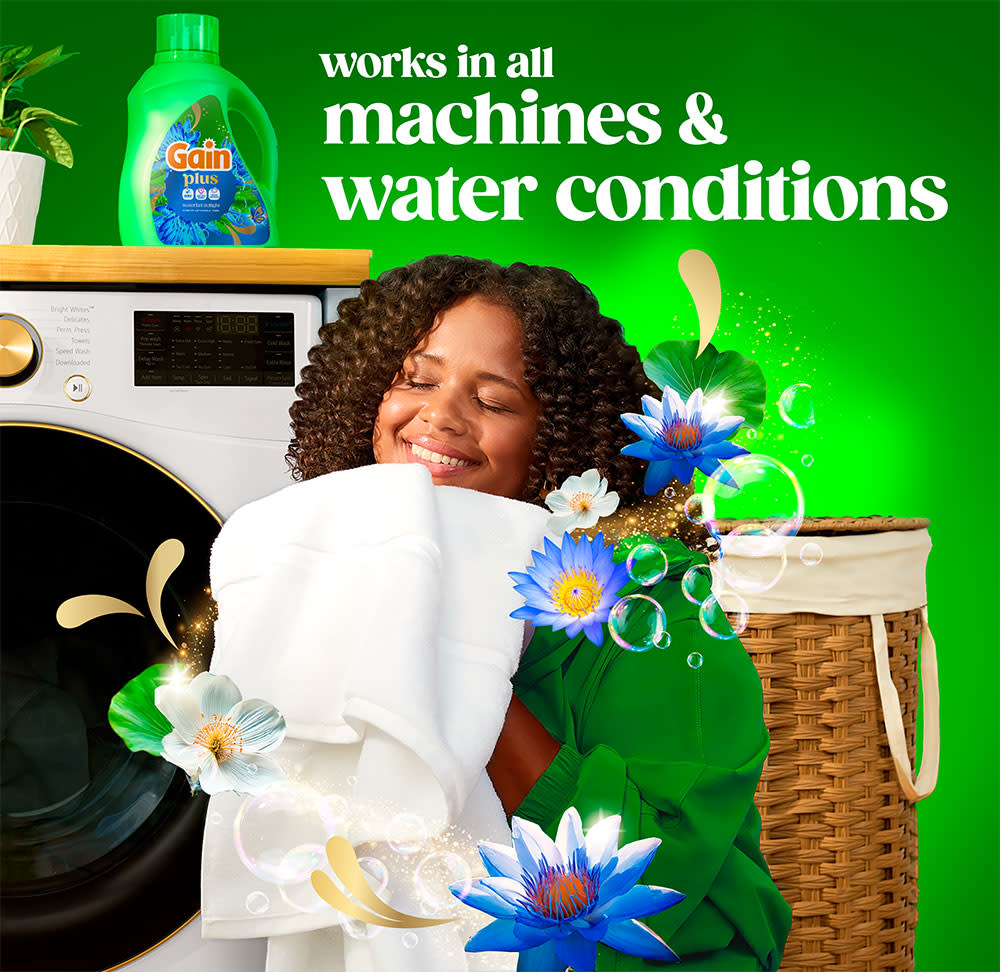 Gain Plus Waterfall Delight Liquid Detergent