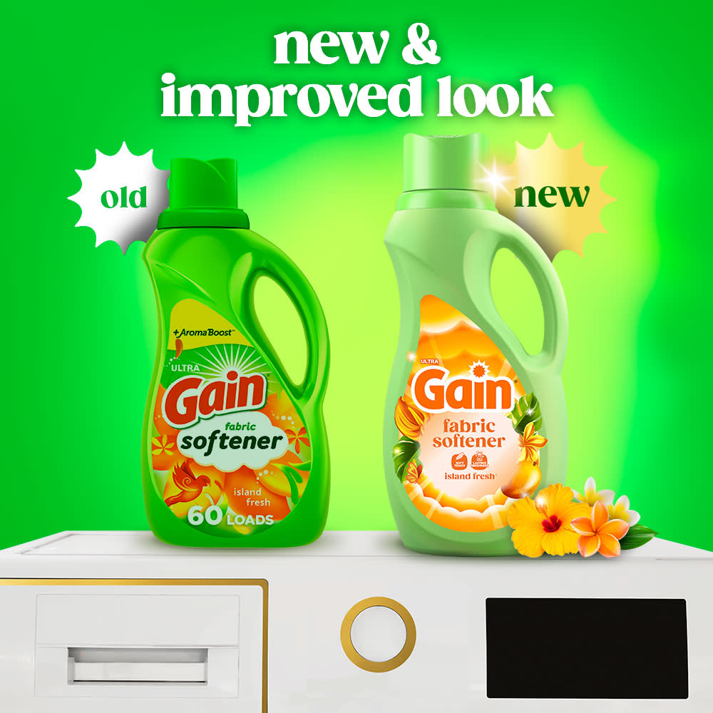 Gain Island Fresh Liquid Fabric Softener secondray image 01 new & improved look
