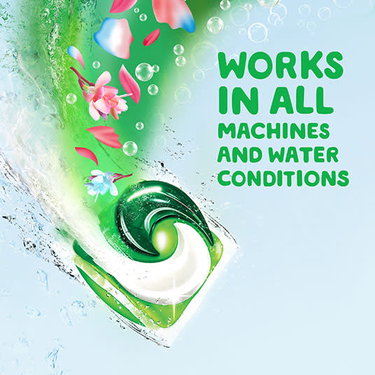 Gain Spring Daydream Flings Laundry Detergent works in all machines and water conditions