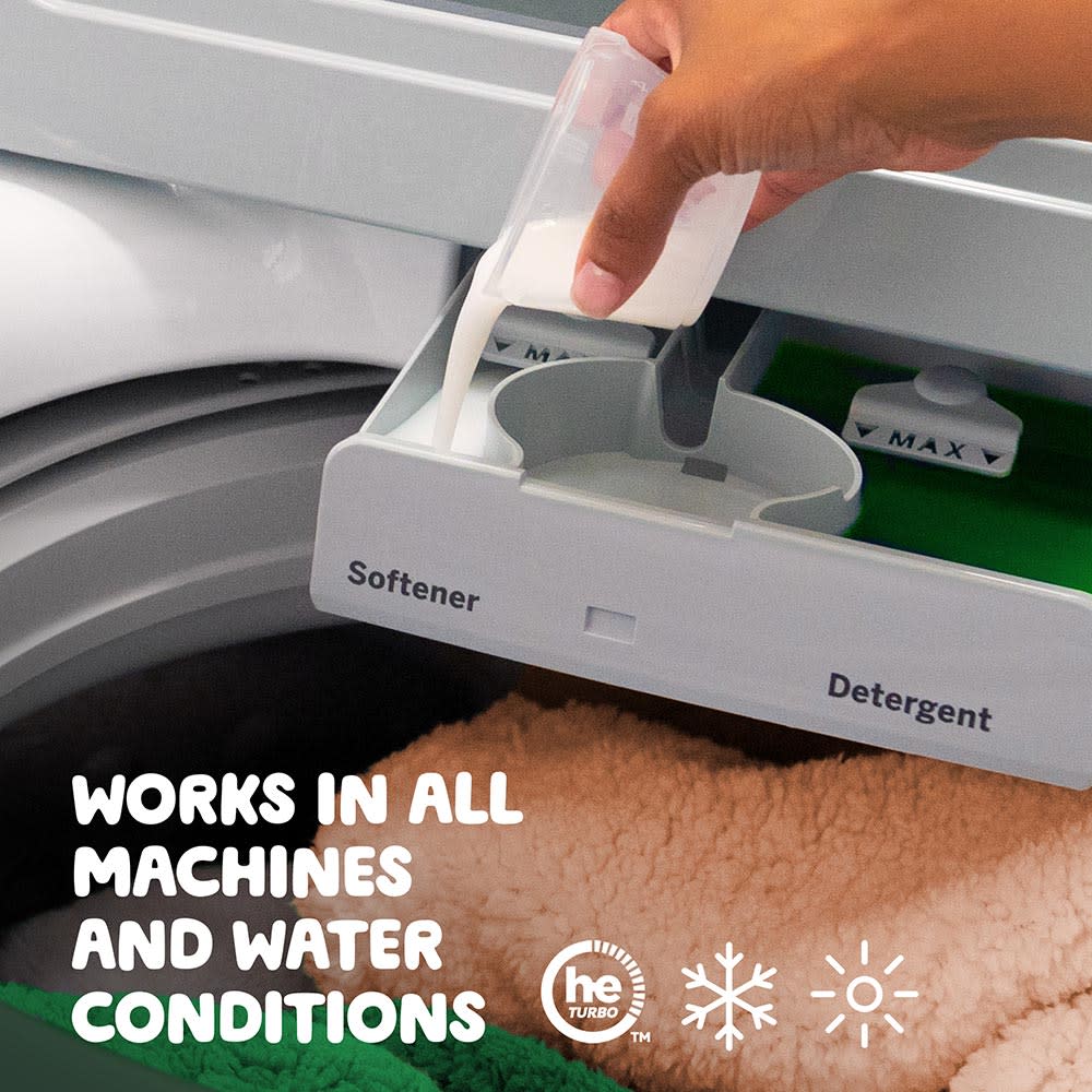 Gain Tango Twist Hibiscus and Vanilla Scent Fabric Softener, toss into the wash before clothes