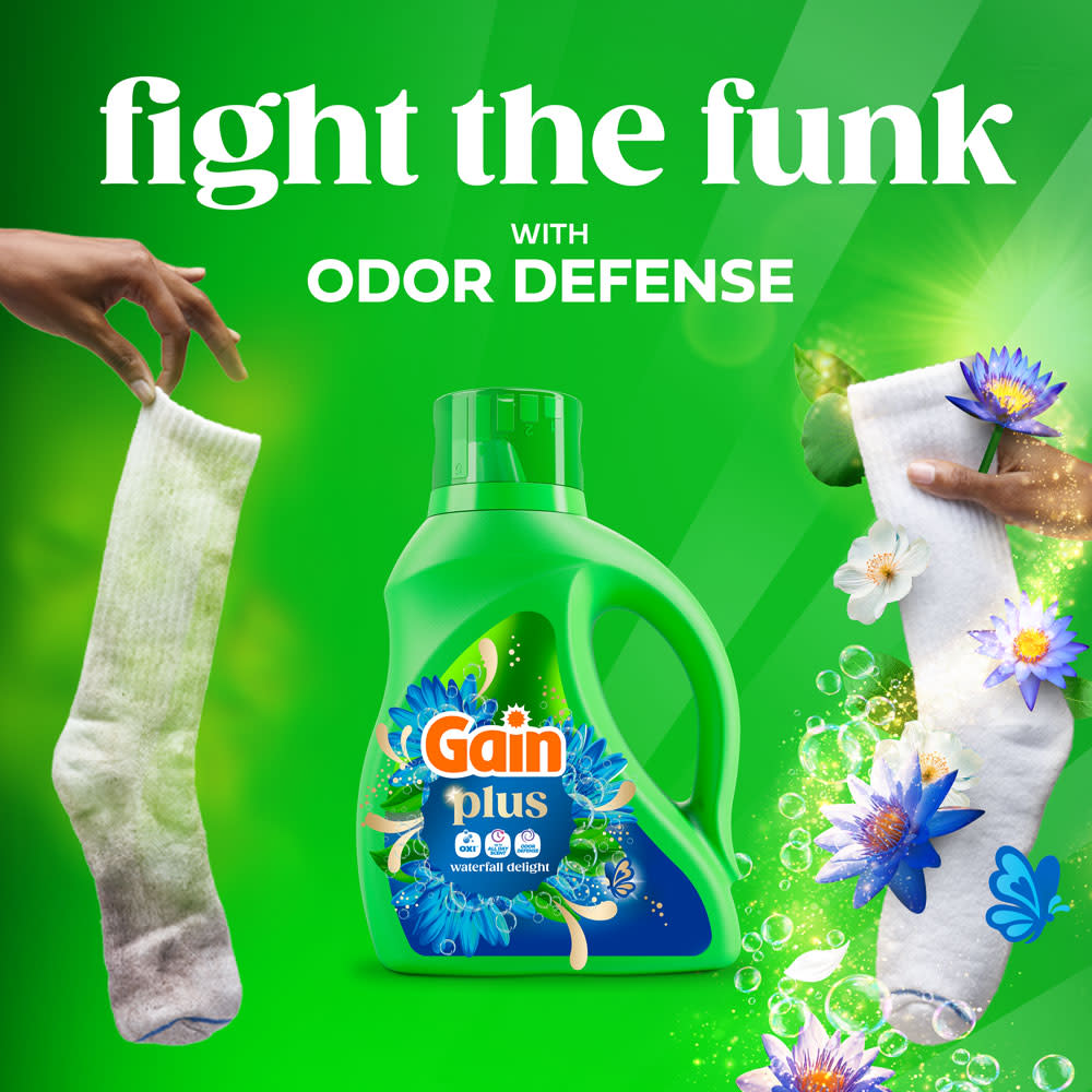 Gain Plus Waterfall Delight Liquid Detergent