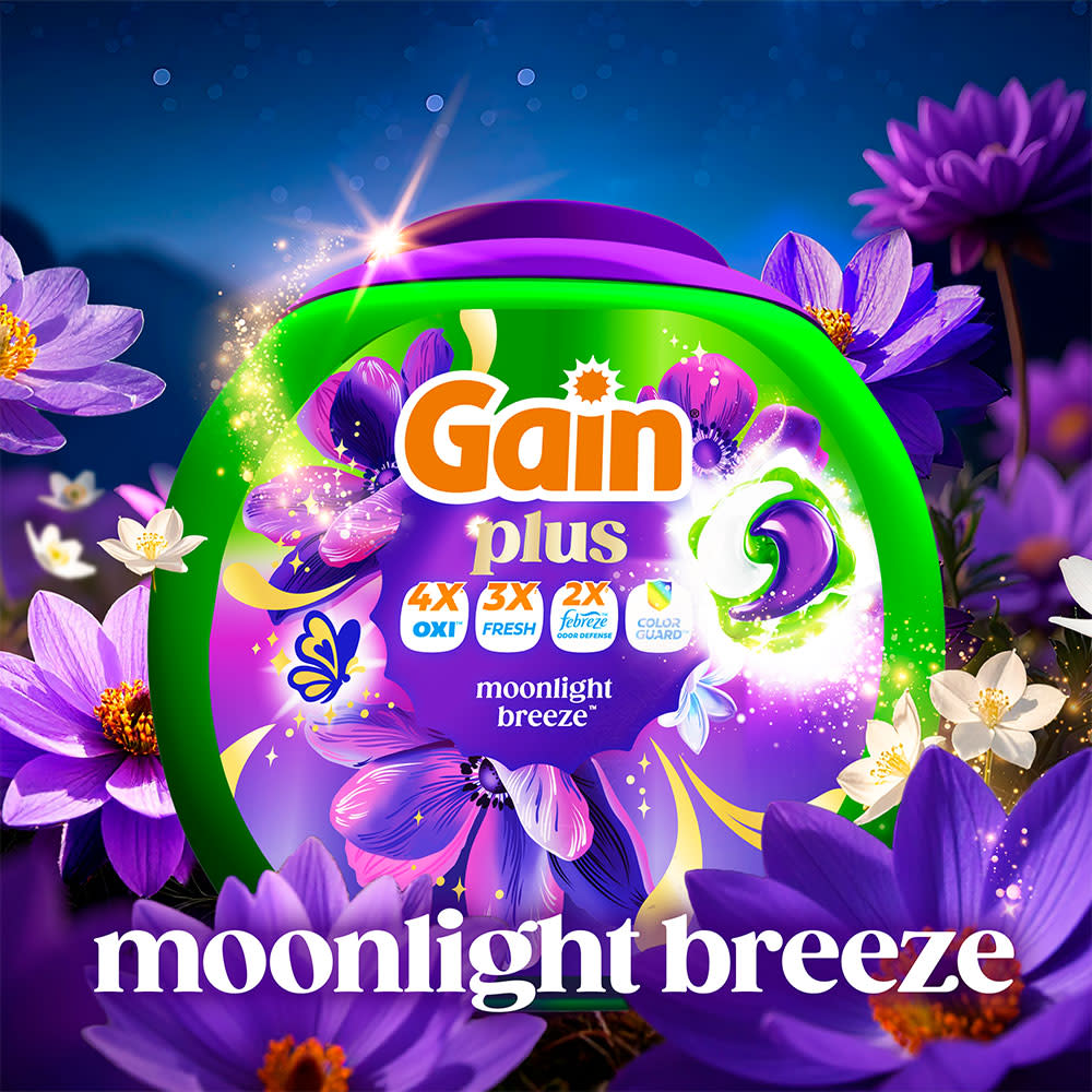 Gain Plus Moonlight Breeze Flings Detergent Pacs