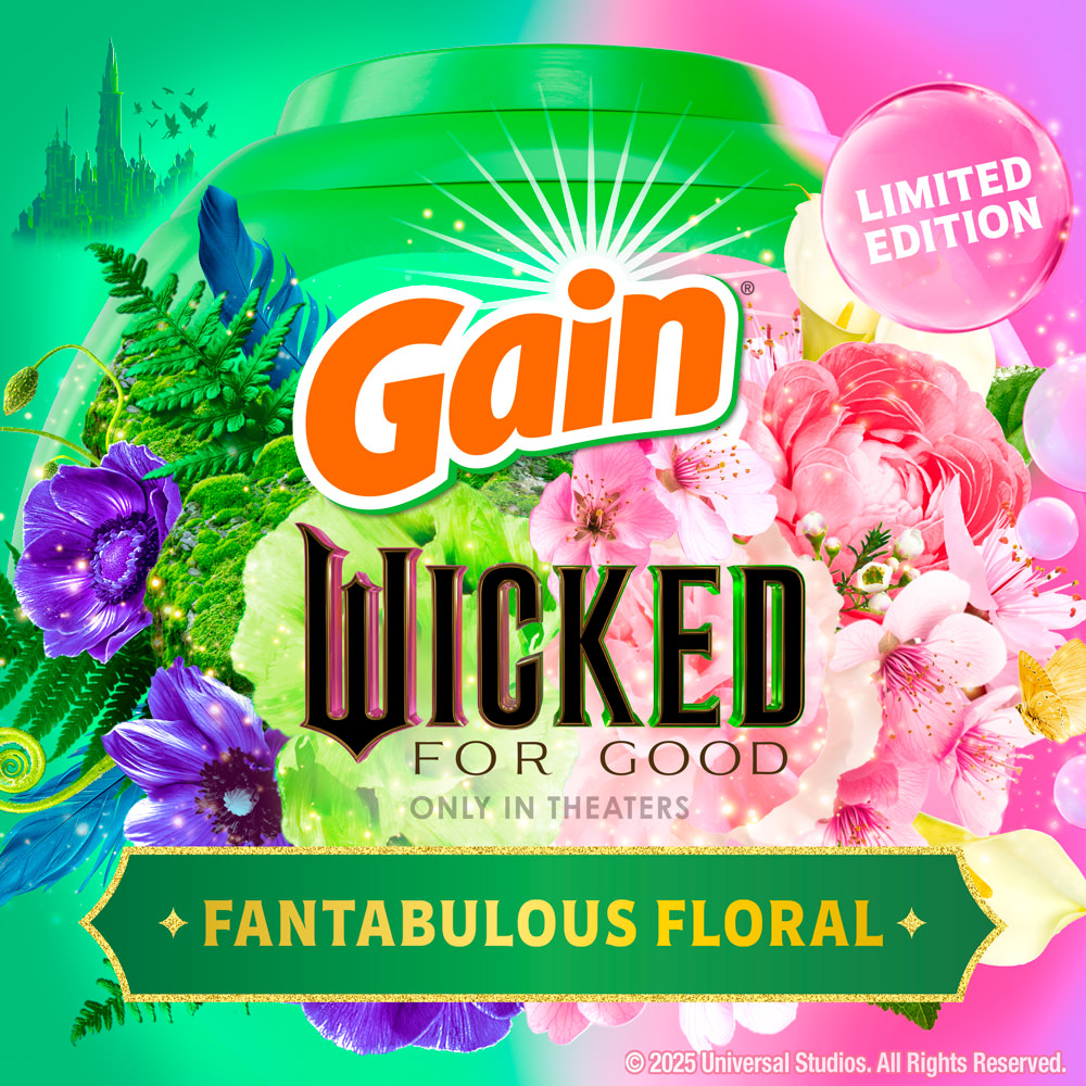 Gain Wicked Fantabulous Floral laundry pacs image 02 Fantabulous Floral