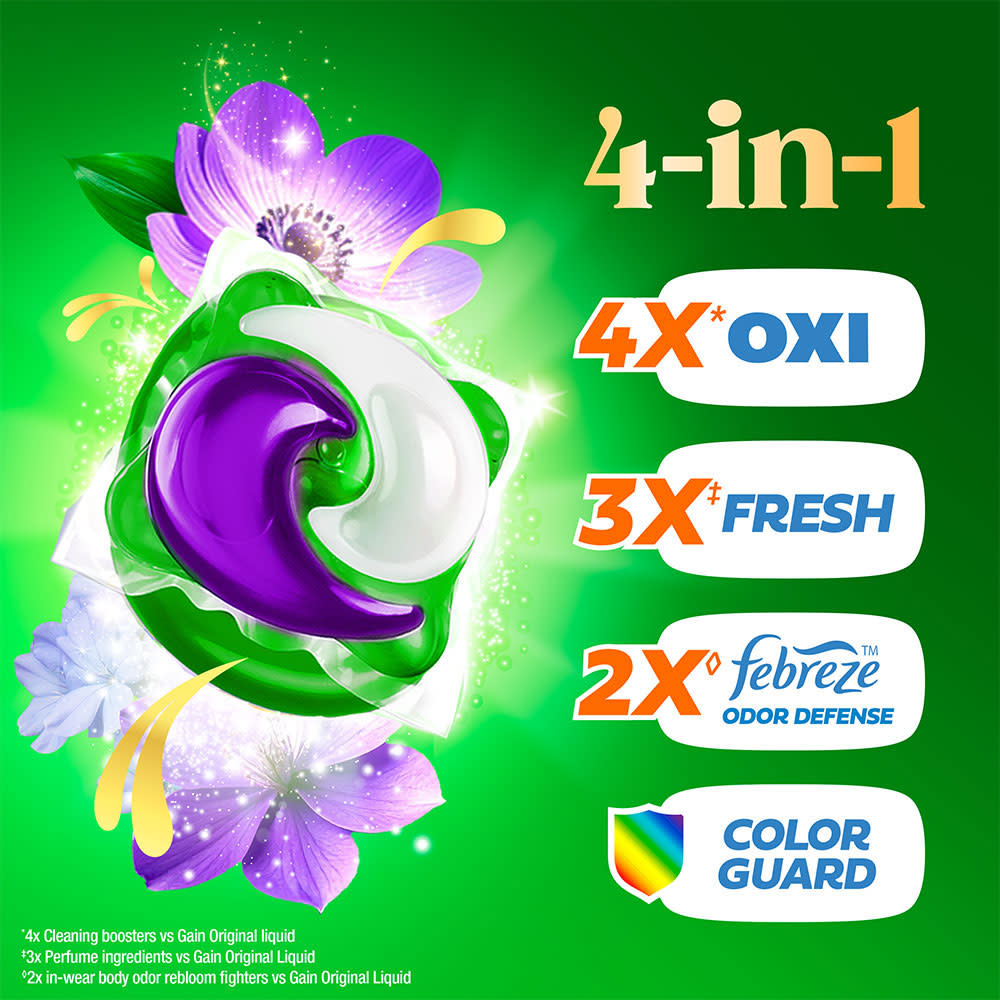 Gain Plus Moonlight Breeze Flings Detergent Pacs