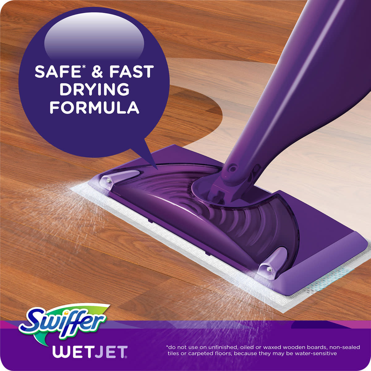 Swiffer Wet Jet Multi-Purpose Solution Refills With Gain