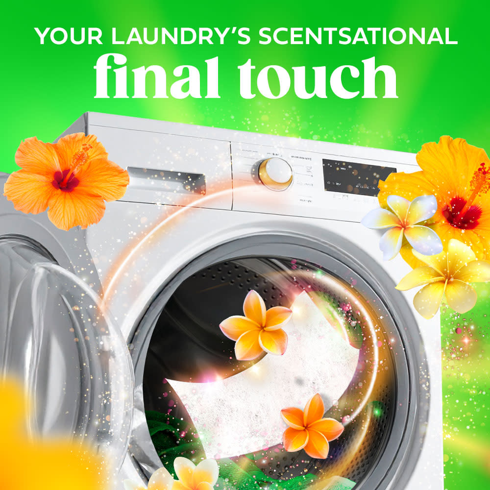 Gain Island Fresh Fabric Softener Sheets secondray image 03 your laundrys scentsational final touch