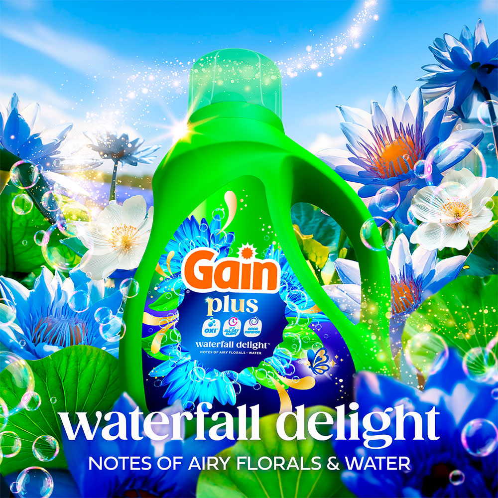 Gain Plus Waterfall Delight Liquid Detergent