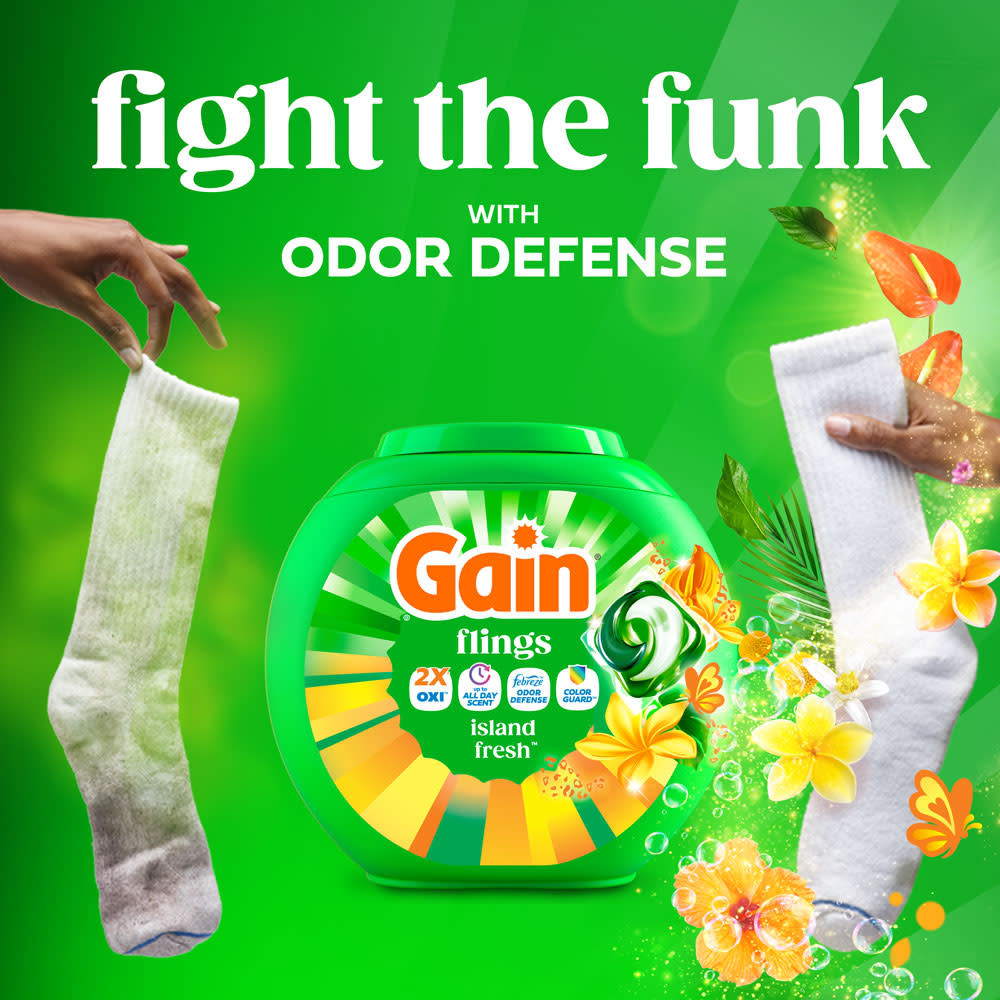 Gain Island Fresh Flings Laundry Detergent