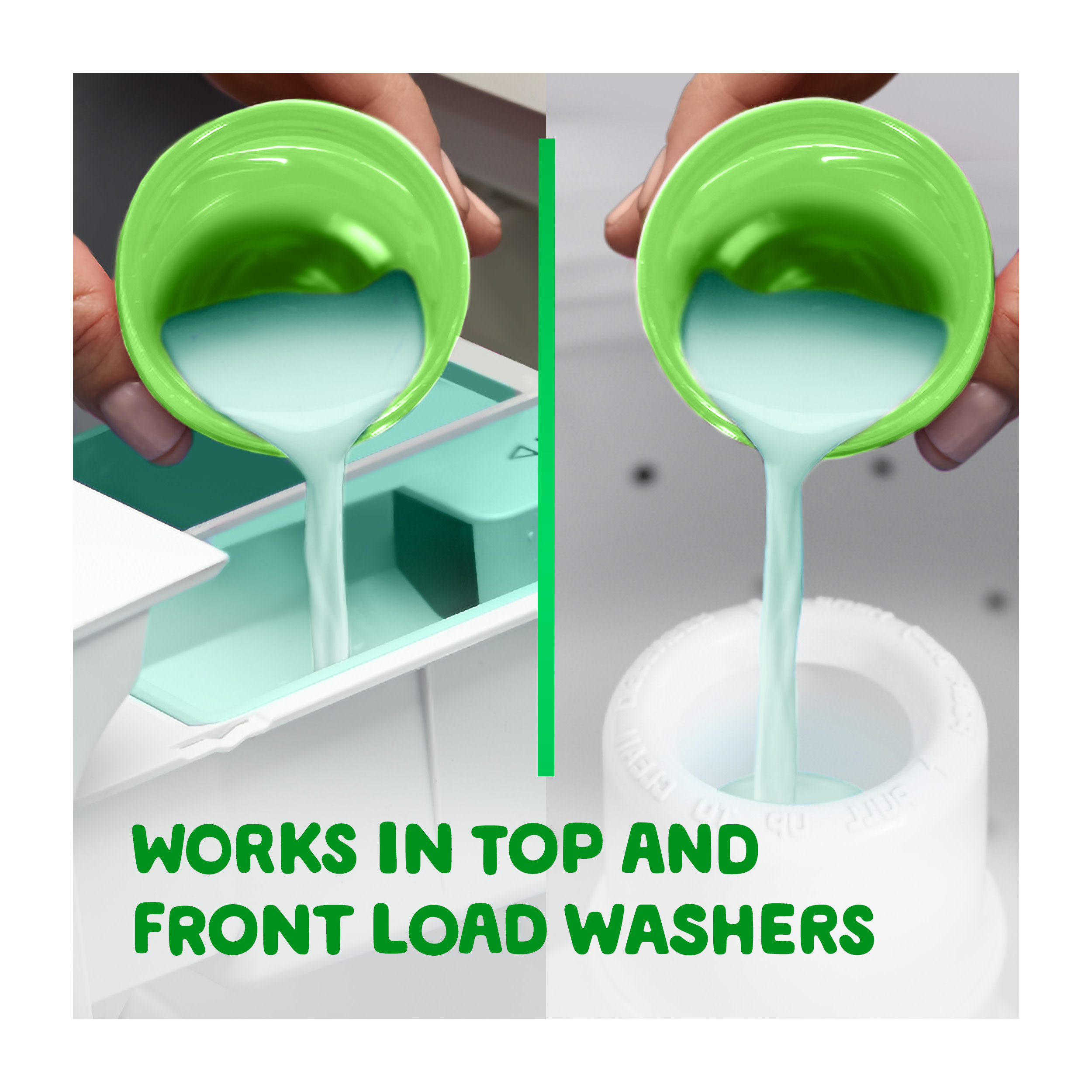 Gain Original Fabric Softener works in top and front load washers