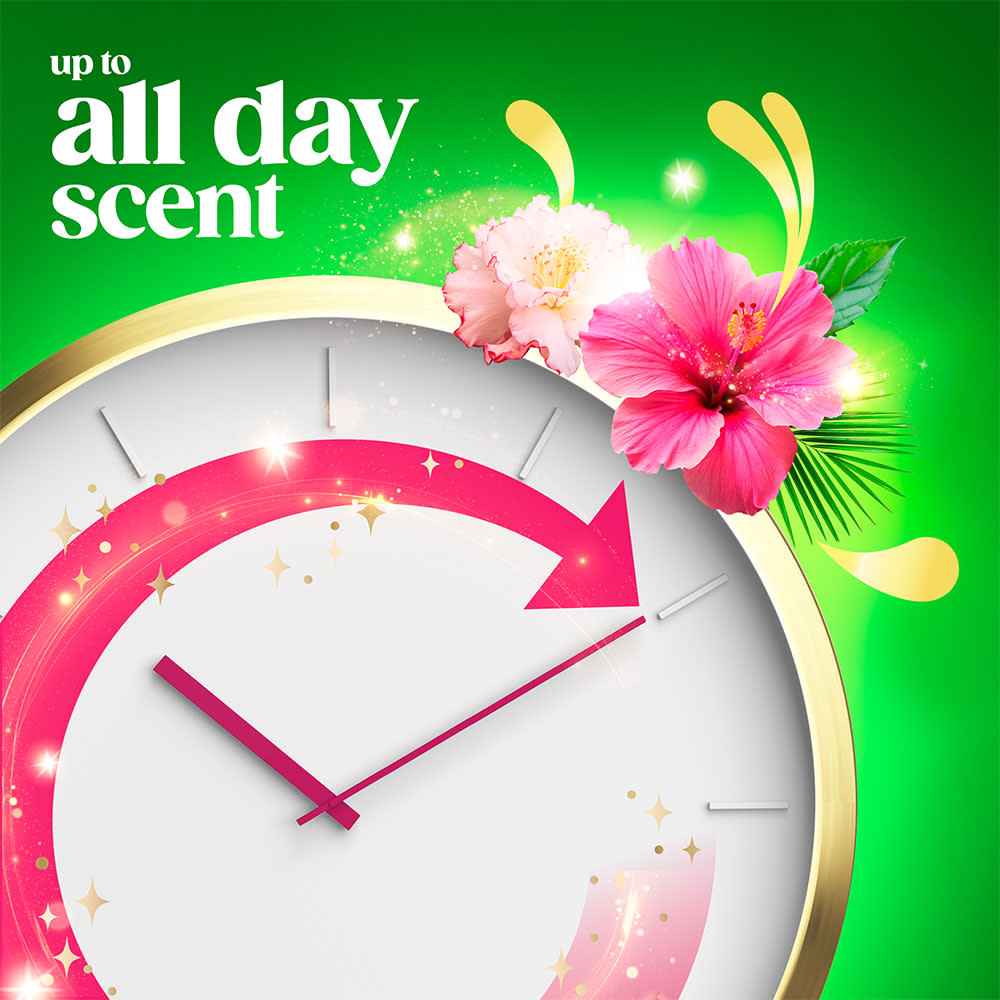 Gain Plus Happy Hibiscus Flings Detergent Pacs