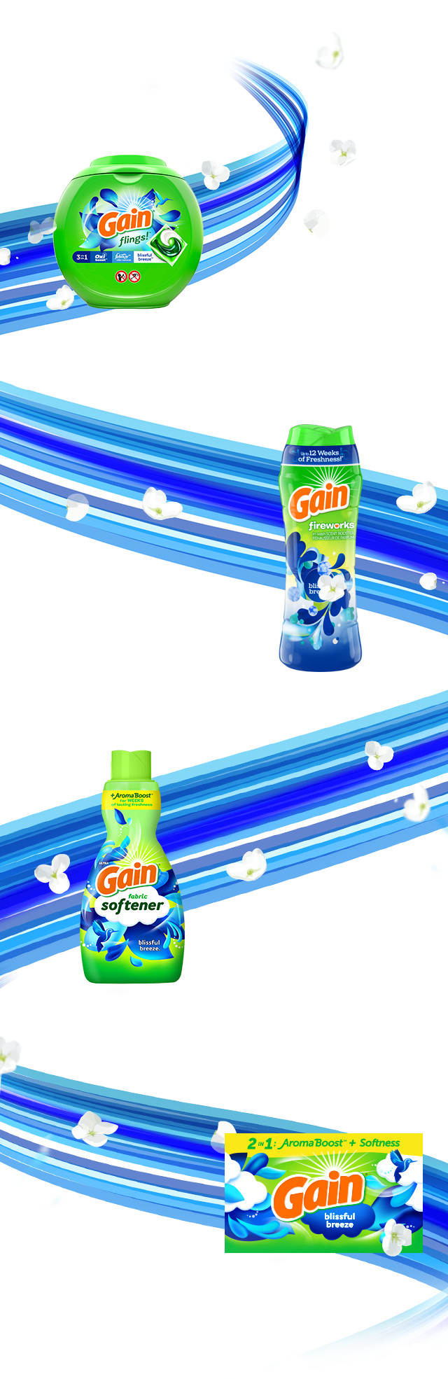 Gain family for Blissful Breeze scent