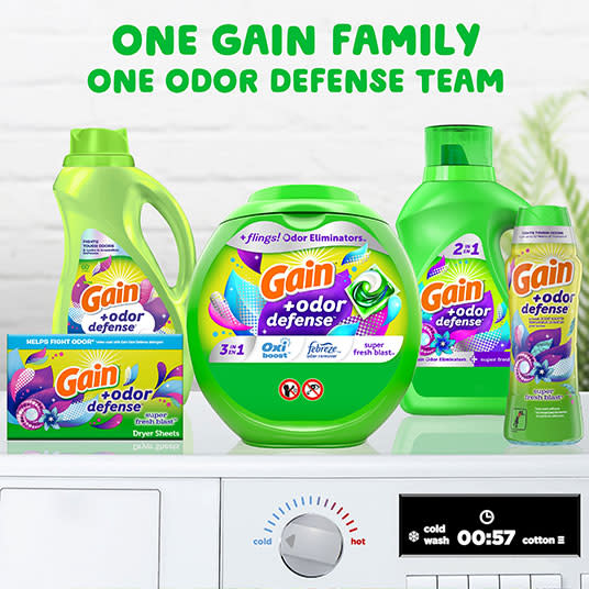 One Gain Family, One Odor Defense Team