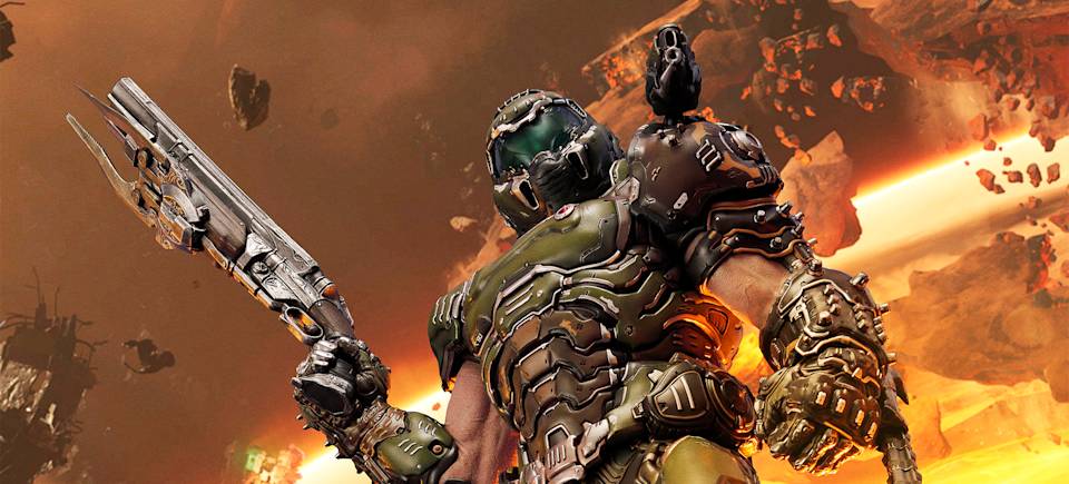 Feast your eyes on this incredible DOOM Slayer statue!