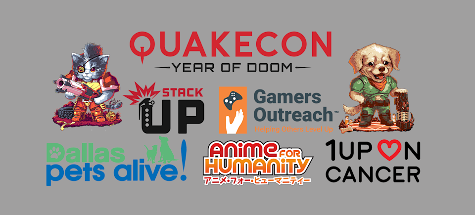 QuakeCon 2019 Charity Partnerships