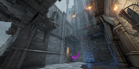 Corrupted Keep - Inner Courtyard