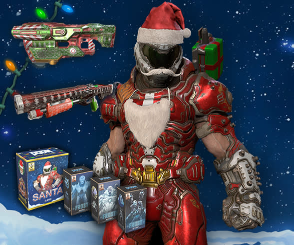 Revel in holiday cheer (and demons’ fear) in DOOM Eternal’s GIFT WRAP AND TEAR event