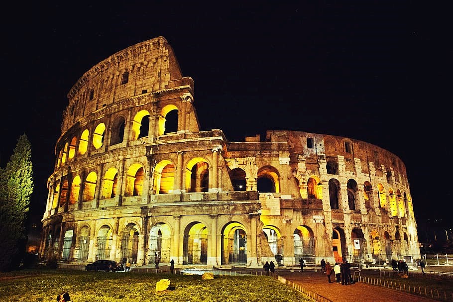 The Colosseum of Rome, where sports betting was practiced in ancient times.