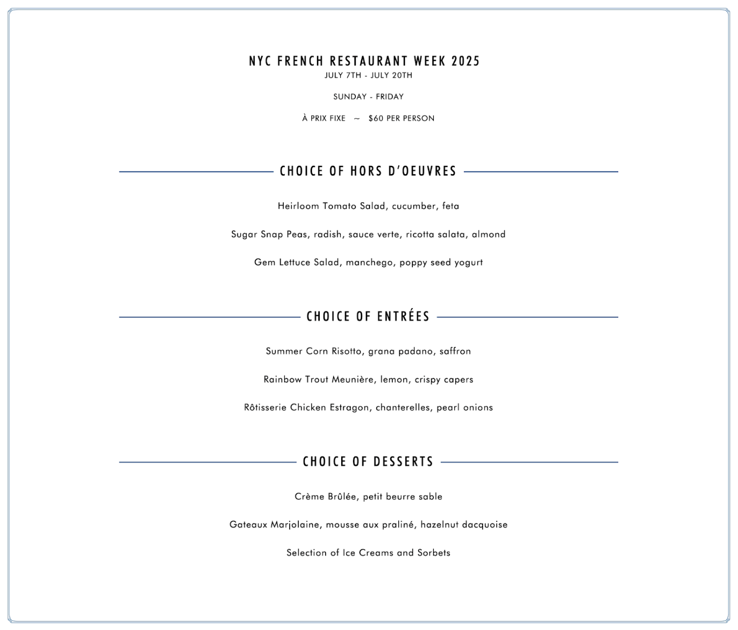 Menu 7 Menu 7