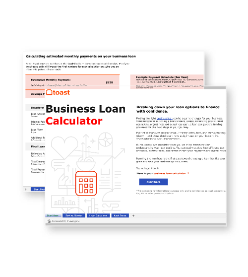 Business loan calculator thumbnail