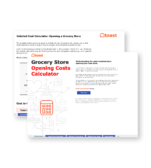 Cost of openeing a grocery store thumb