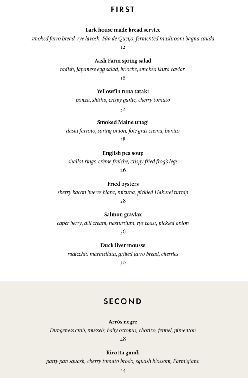 Menu 4 Menu 4