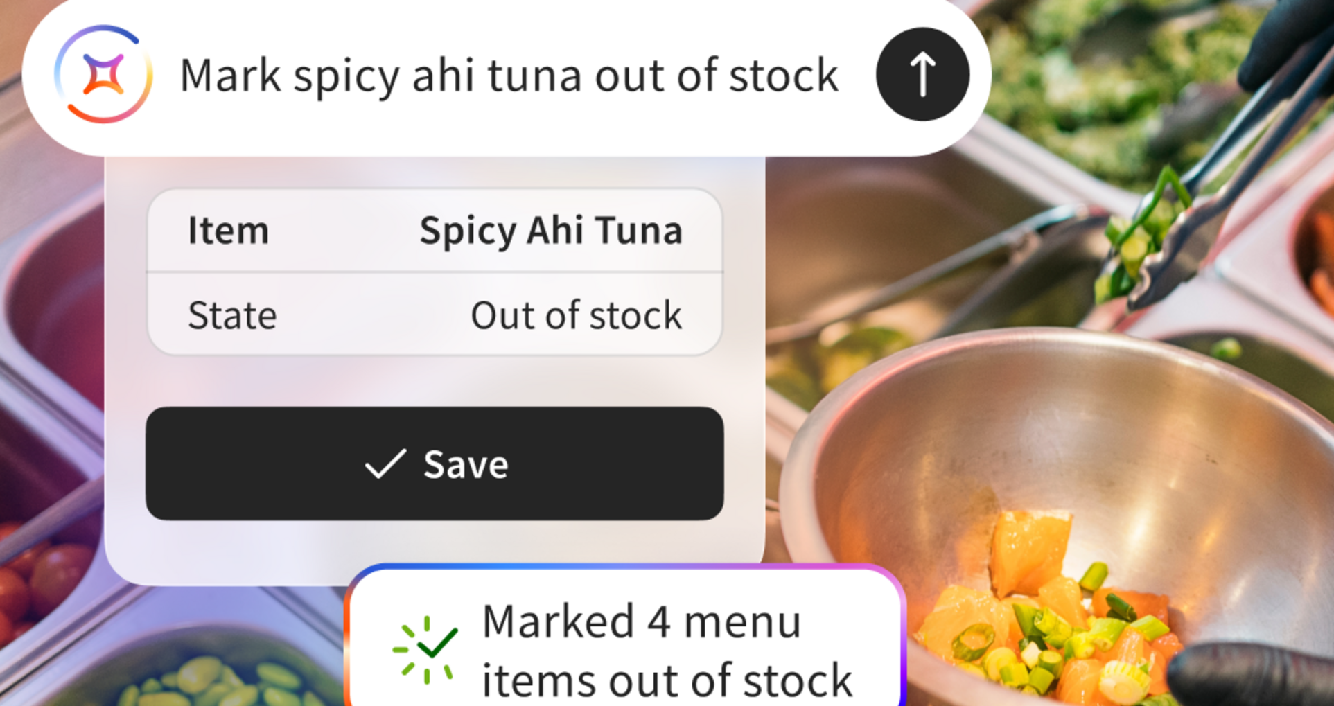 AI tool for restaurant hero