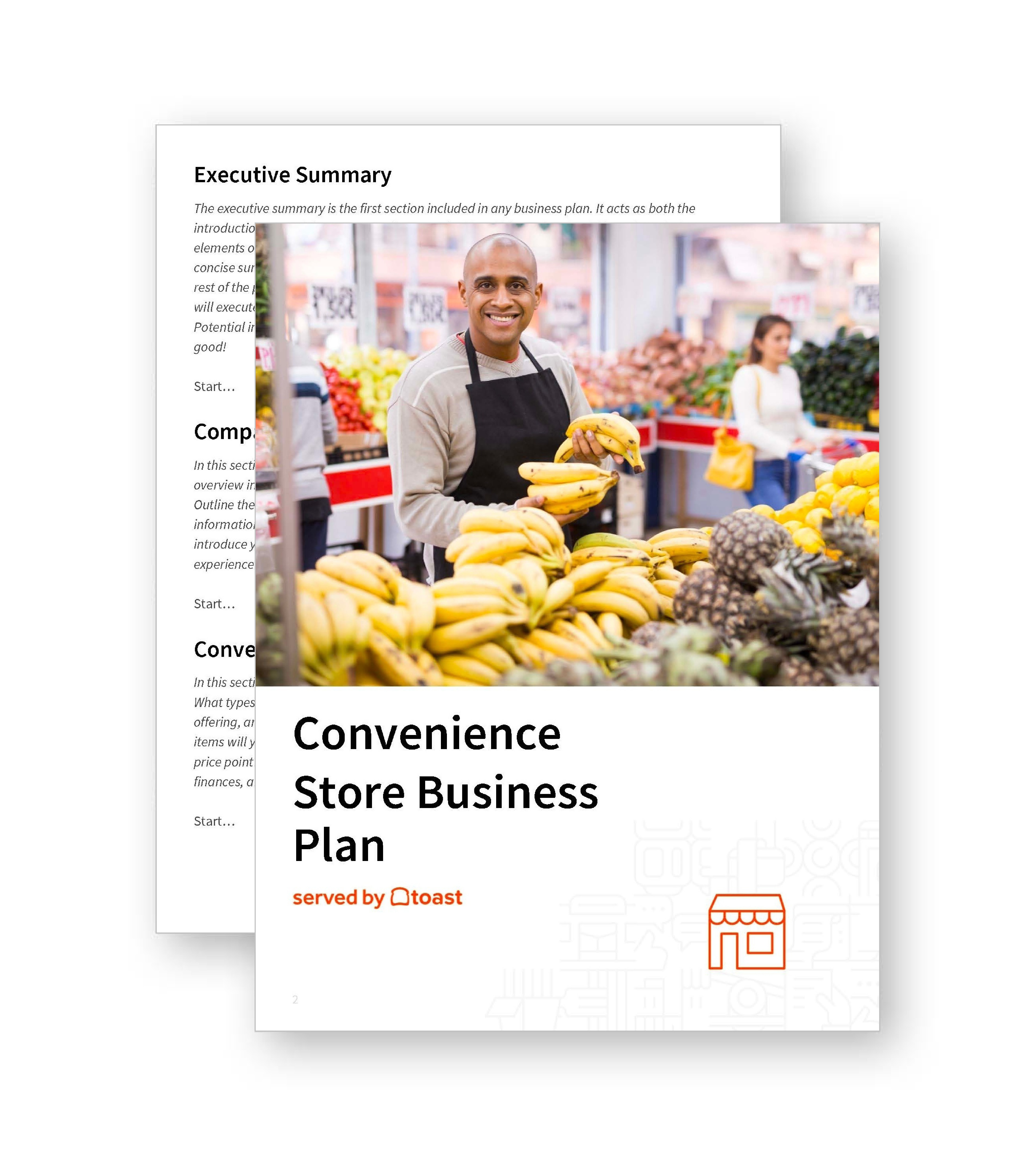 Convenience Store Business Plan Template Thumbnail