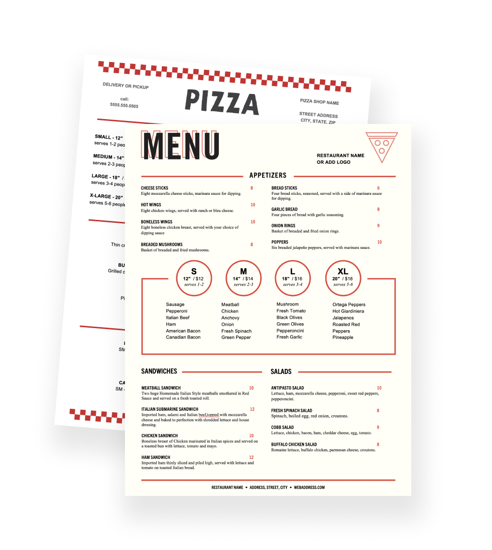 Thumbnail pizza