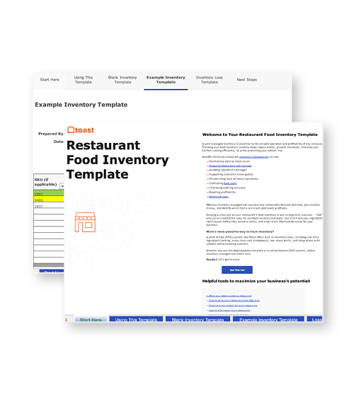 Food inventory template thumbnail
