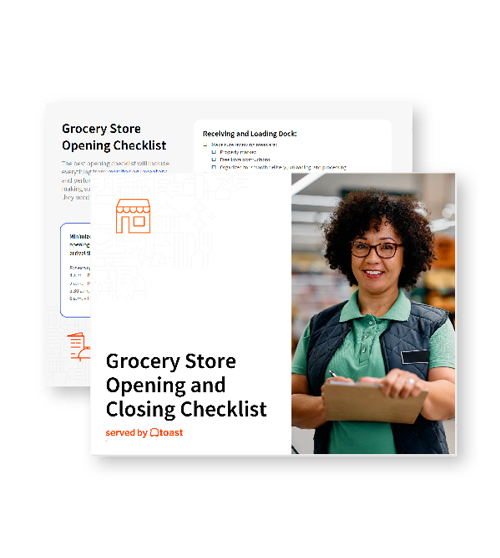 Grocery store opening and closing checklist thumb