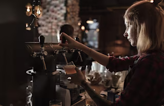 Female bartender mobile