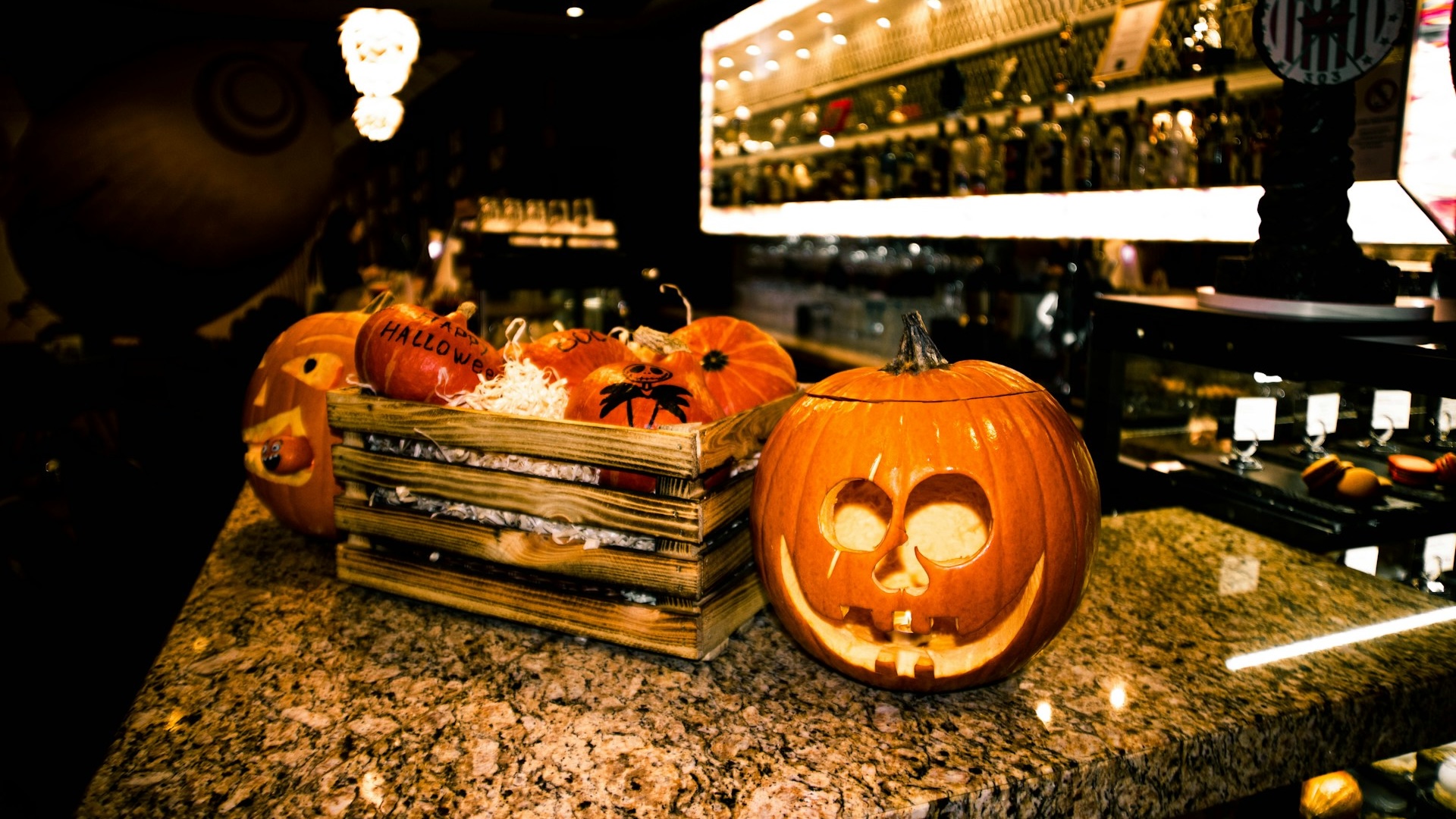 Halloween pizza restaurants