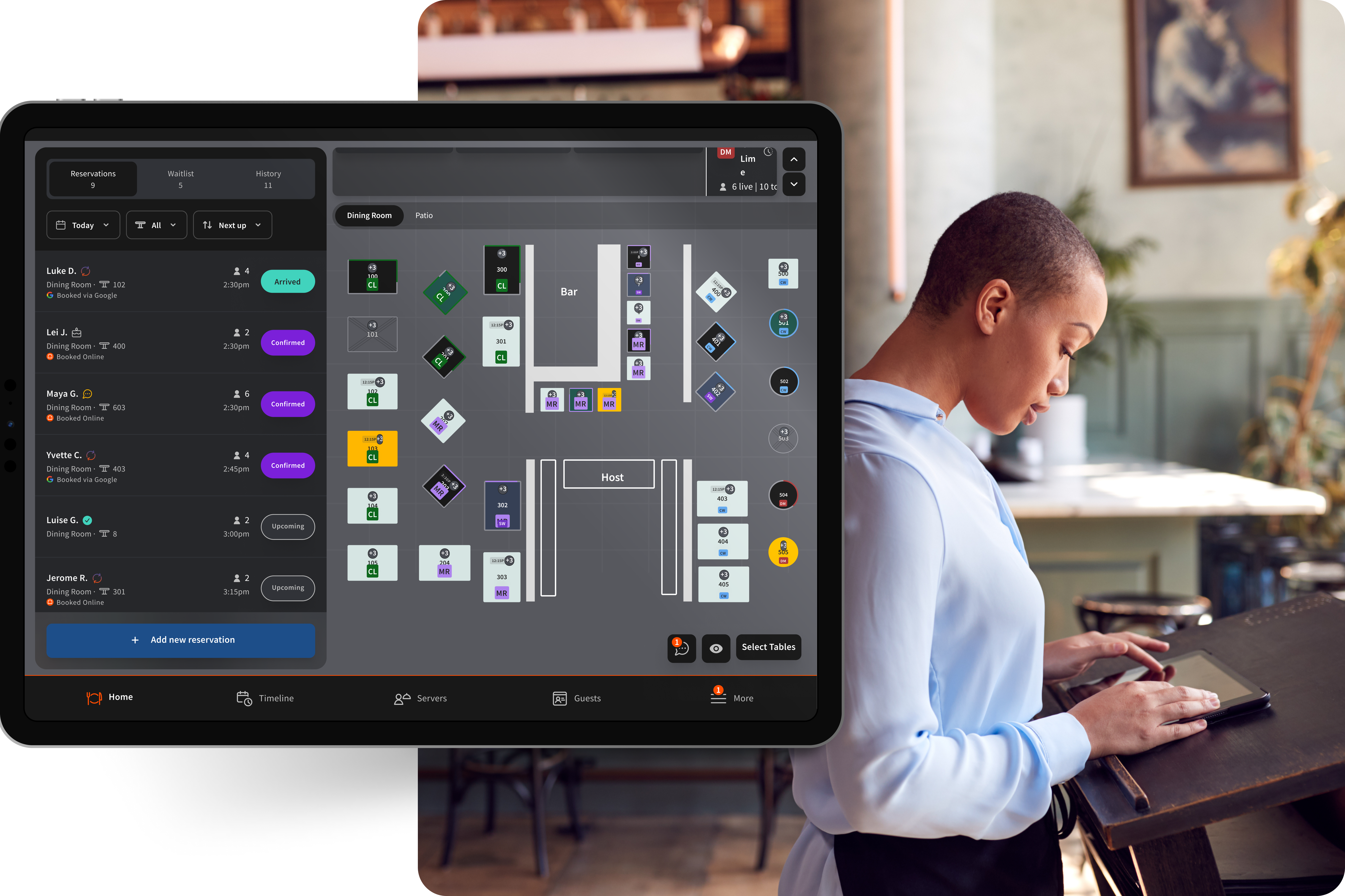 restaurant wait times data