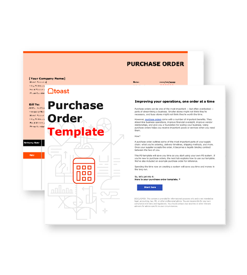 Purchase Order template THUMB
