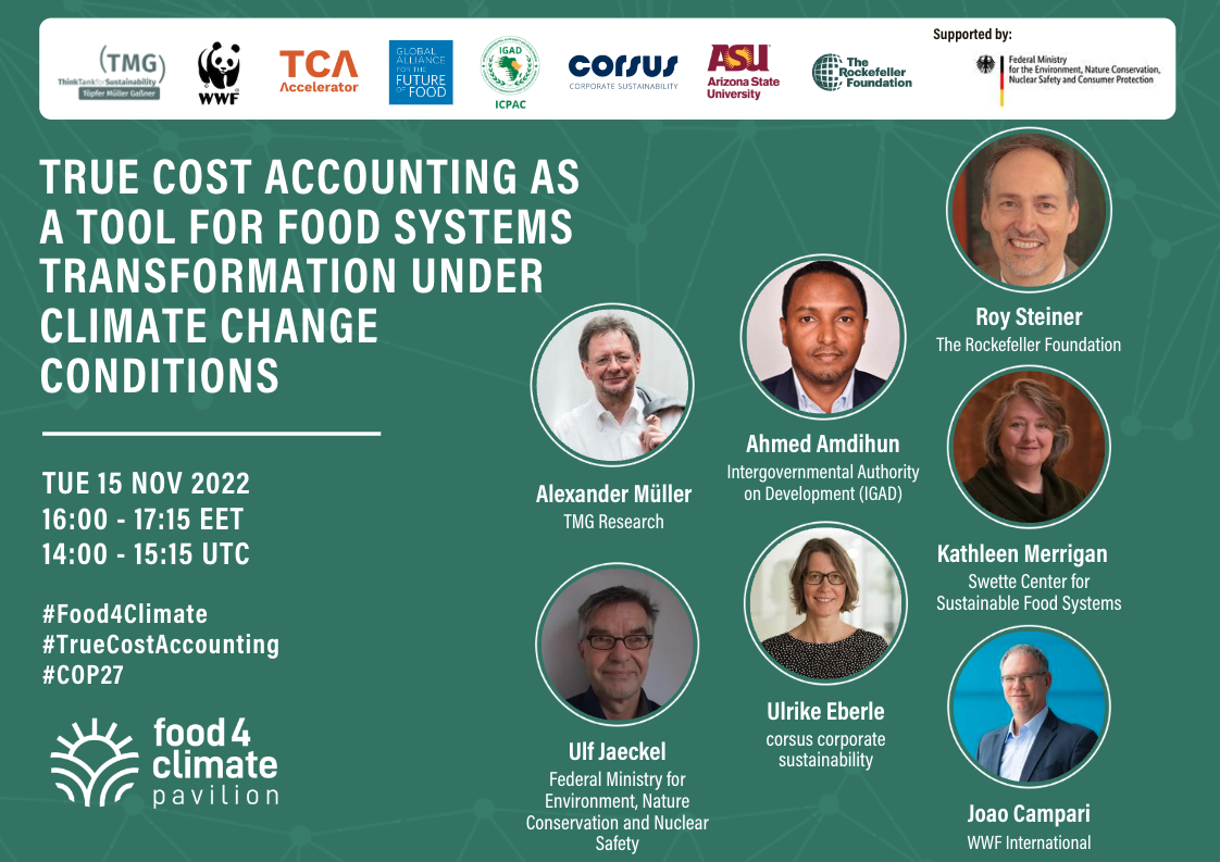 True Cost Accounting discussion at COP 27