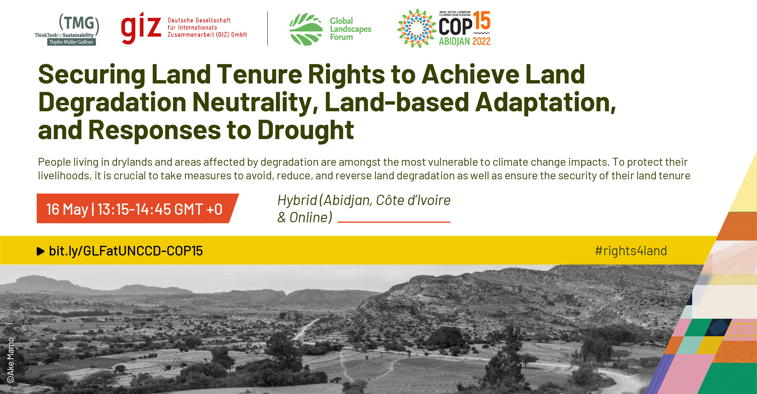 Securing Land Tenure Rights to Achieve Land Degradation Neutrality, Land-based Adaptation, and Responses to Drought