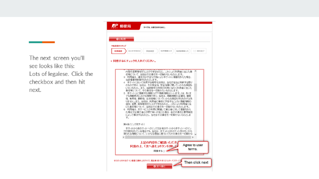 Step 4. Agree to user terms.