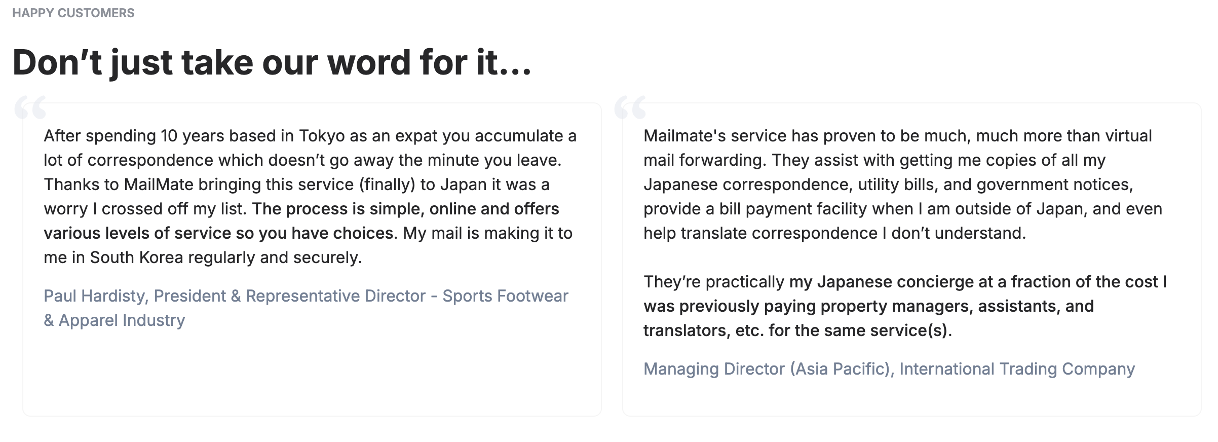 EN customer review