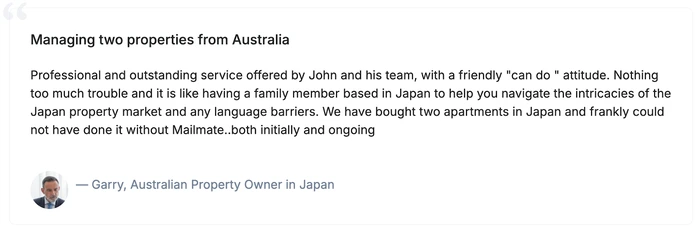 Manage properties from Australia