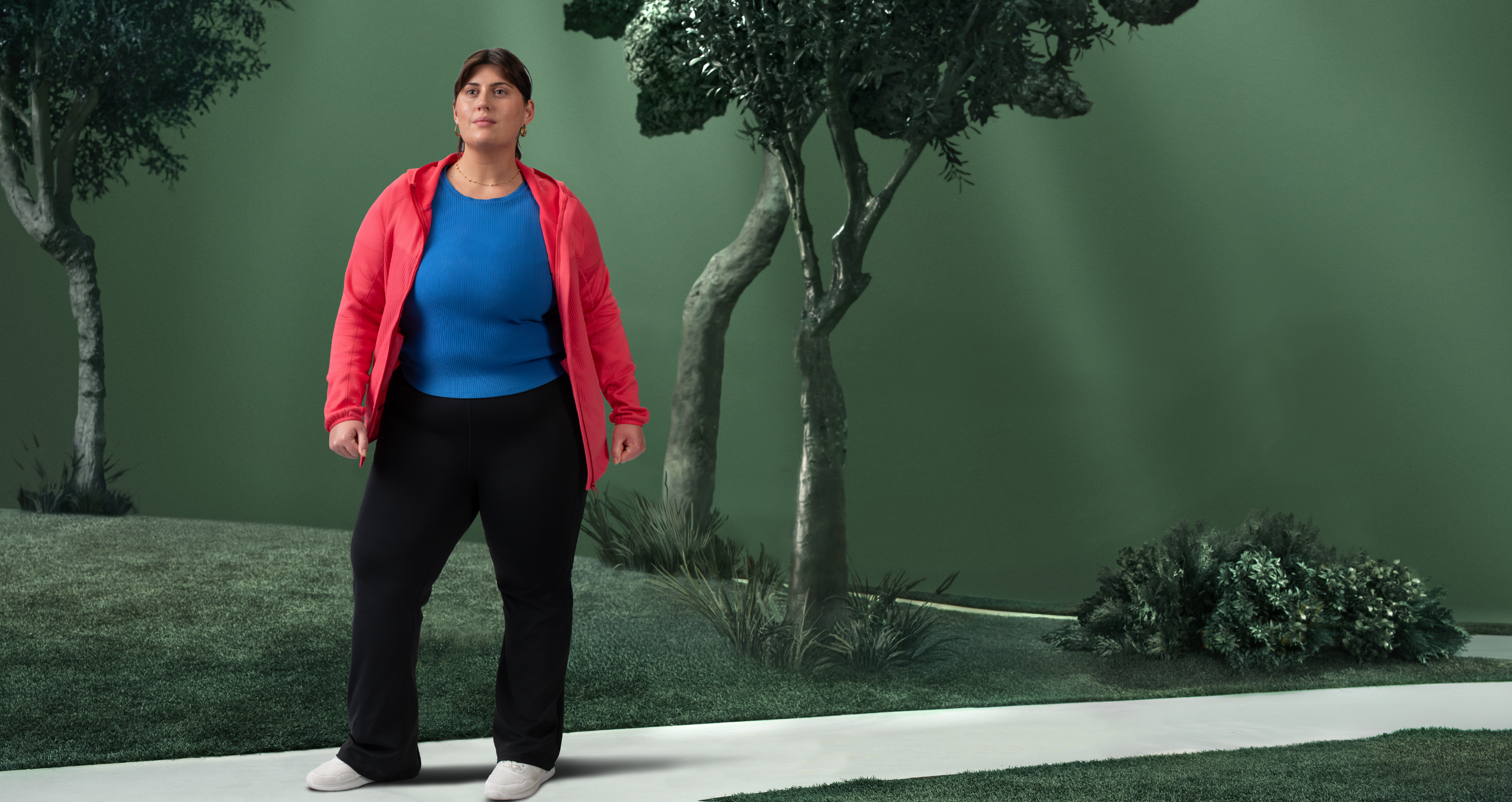 Kvinna med obesitas