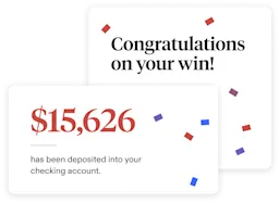 An image of an update from Atticus telling you that your lawyer won your case and you'll get $15,626 sent to your account.