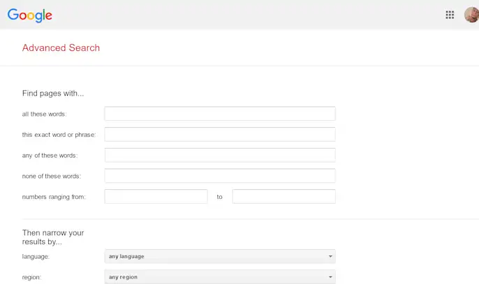 using google preview