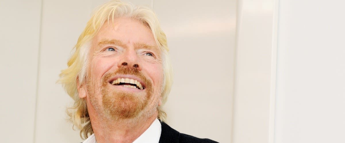 Richard Branson smiling in 2015