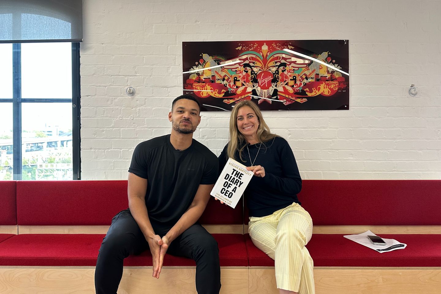 Holly Branson and Steven Bartlett - The Diary of a CEO host and member of Dragons Den