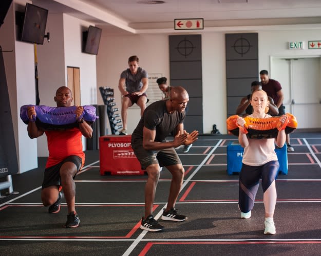 A GRID training class at Virgin Active South Africa