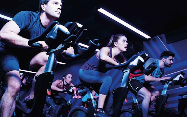 People in a Revolution class at Virgin Active People in a Revolution class at Virgin Active
